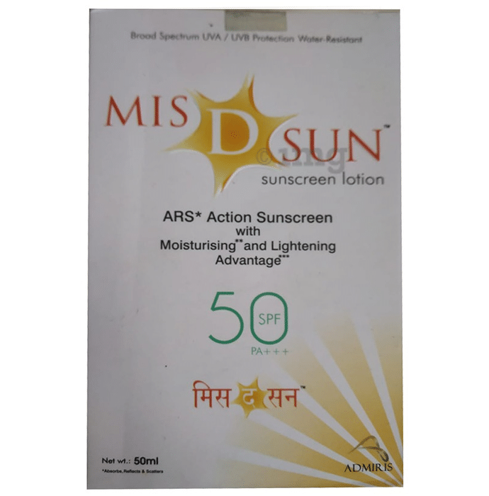 Mis D Sun Sunscreen Lotion SPF 50 PA+++