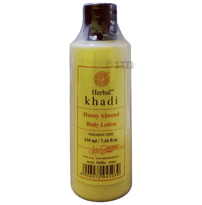 Khadi Herbal Honey Almond Paraben Free Body Lotion