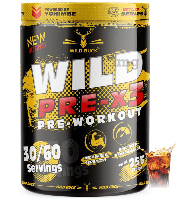 Wild Buck Wild Pre-X3 Pre-Workout American Cola