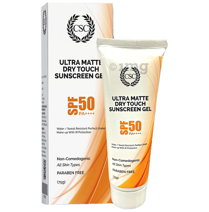 CSC Ultra Matte Dry Touch Sunscreen Gel SPF 50 PA++++