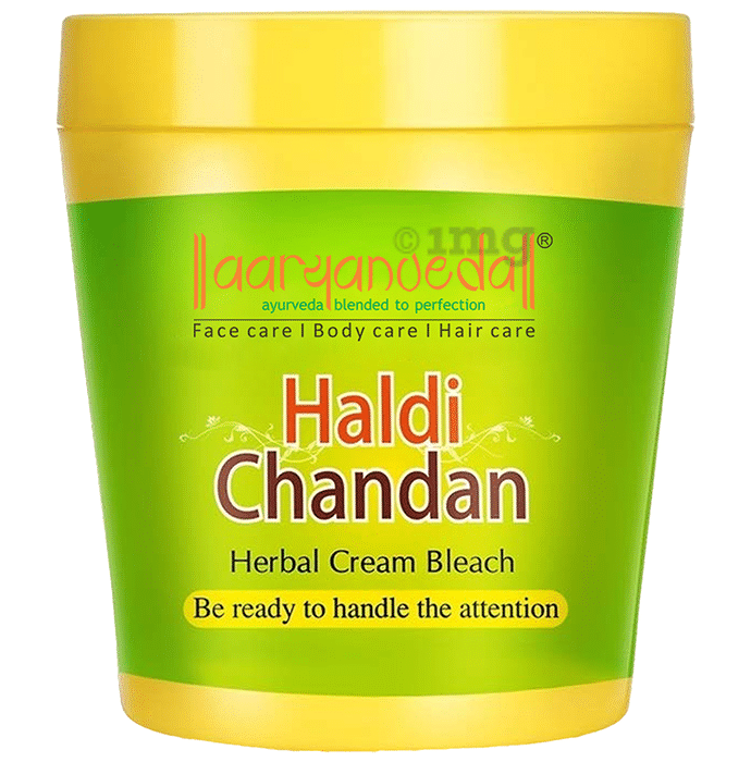 Aryanveda Haldi Chandan Herbal Cream Bleach