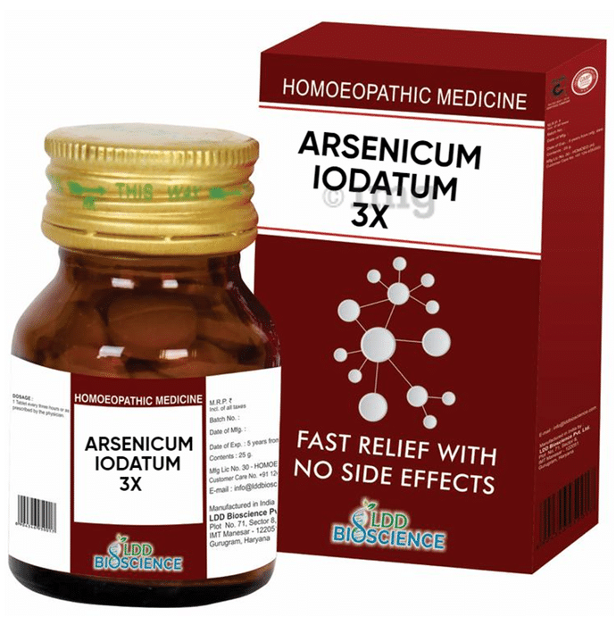 LDD Bioscience Arsenicum Iodatum 3X