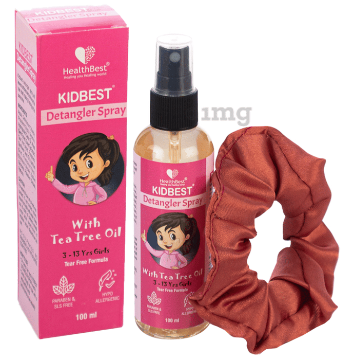 HealthBest Kidbest Detangler Spray Buy bottle of 100.0 ml Spray at
