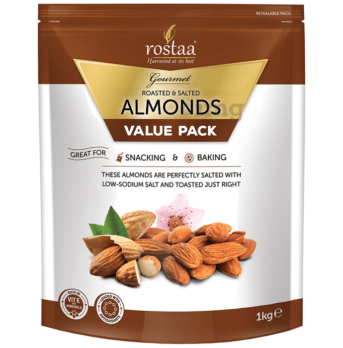 Rostaa Value Pack Gourmet Almonds Roasted & Salted