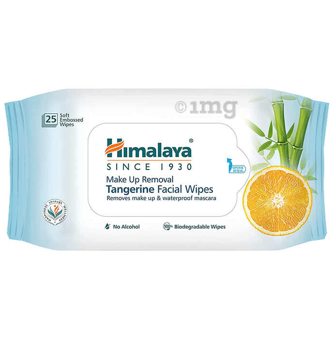 Himalaya Personal Care Make Up Removal Tangerine Facial Wipes