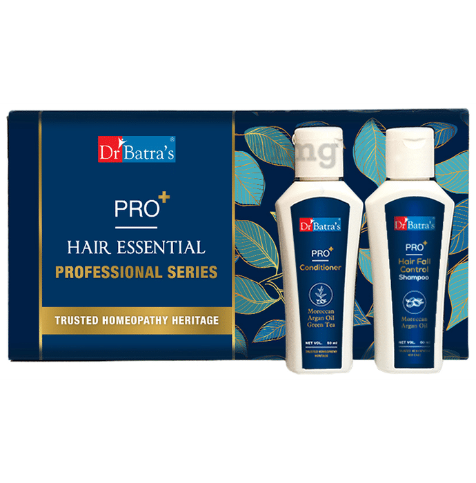 Dr Batra's Combo Pack of Pro+ Conditioner and Pro+ Hair Fall Control Shampoo (50ml Each)