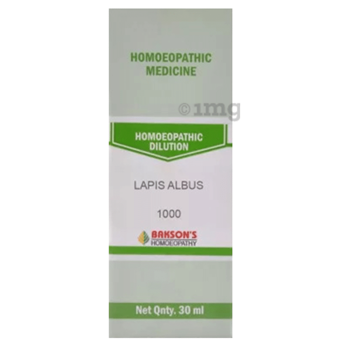 Bakson's Homeopathy Lapis Albus Dilution 1000 CH