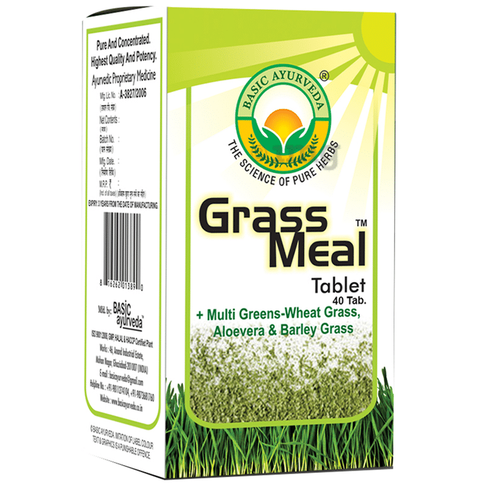 Basic Ayurveda Grass Meal Tablet