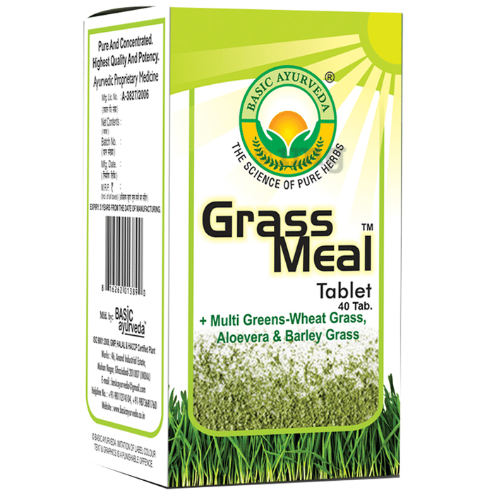 Basic Ayurveda Grass Meal Tablet