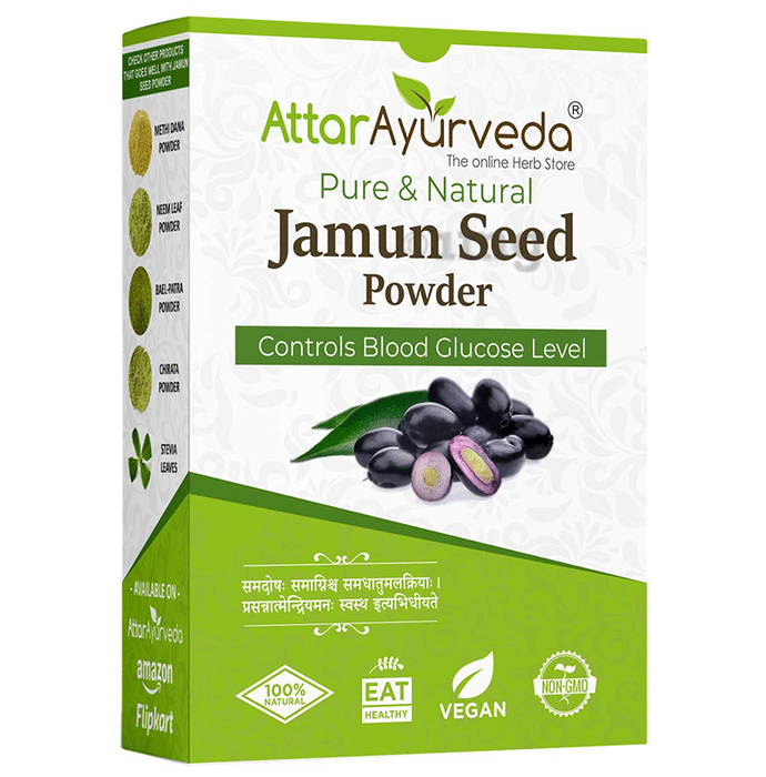 Attar Ayurveda Pure and Natural Jamun Seed Powder