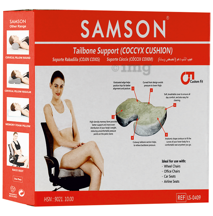 Samson LS0409 Tailbone Support (Coccyx Cushion) Universal Grey