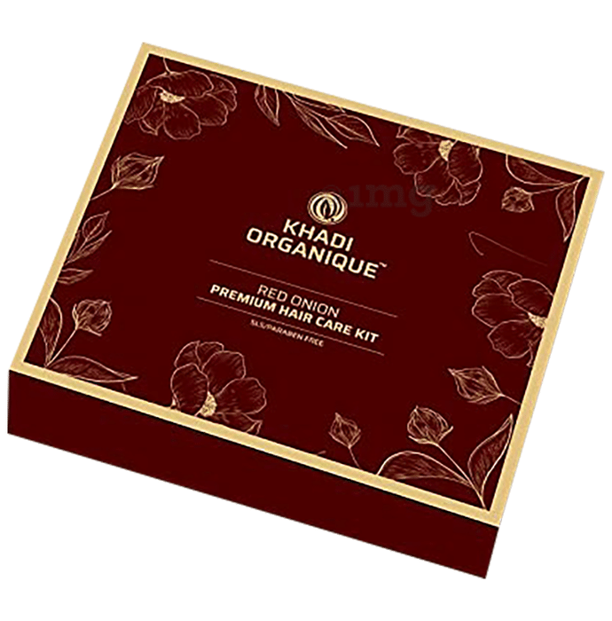 Khadi Organique Red Onion Premium Hair Kit