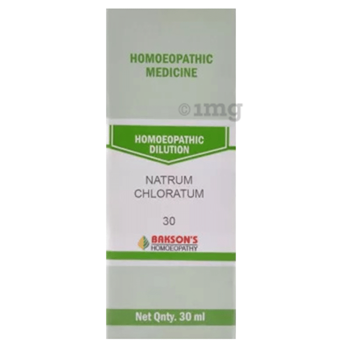 Bakson's Homoeopathy Natrum Chloratum Dilution 30