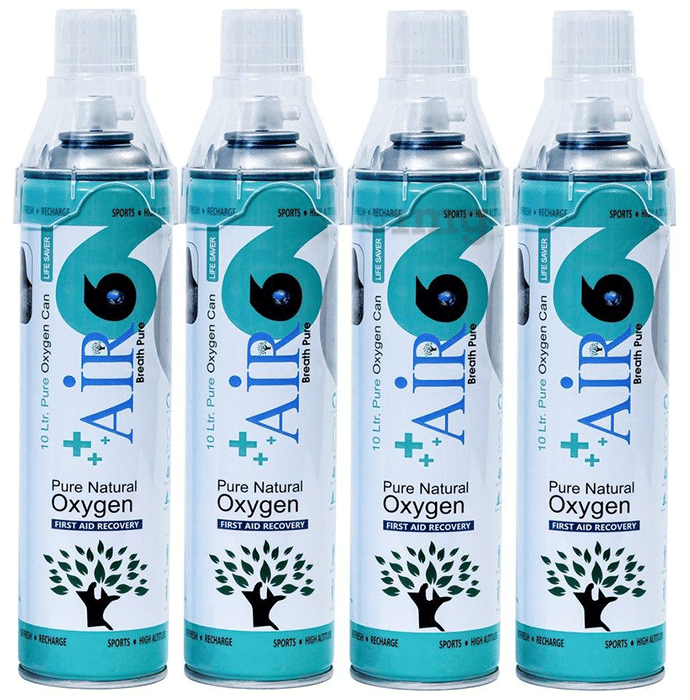 Air6 Pure Natural Oxygen Can (10ltr Each)