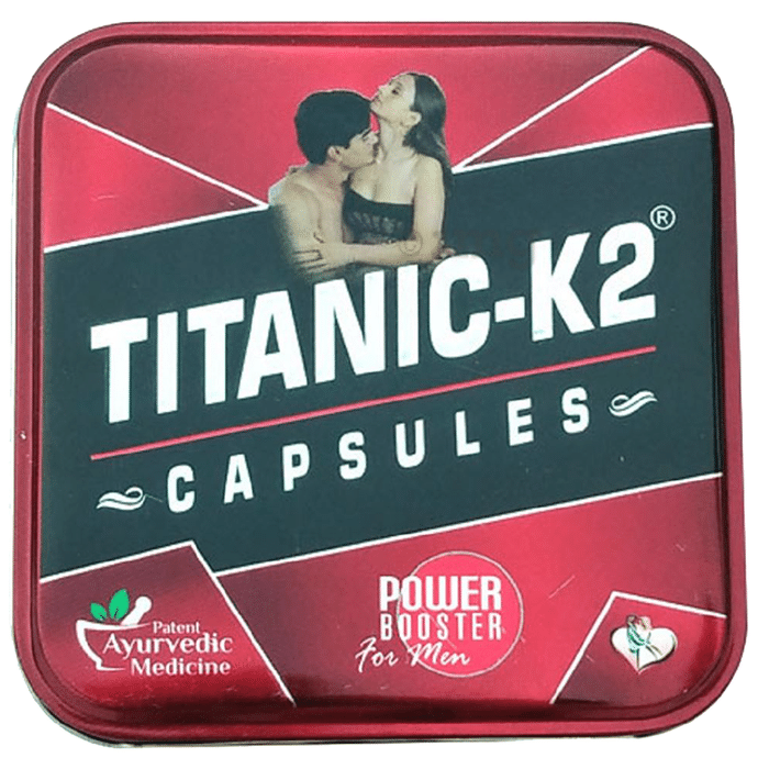 Titanic K2 Power Booster Capsule for Men (6 Each)