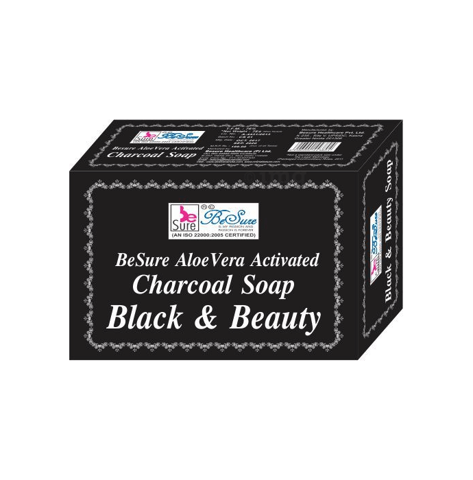 BeSure AloeVera Activated Charcoal Soap