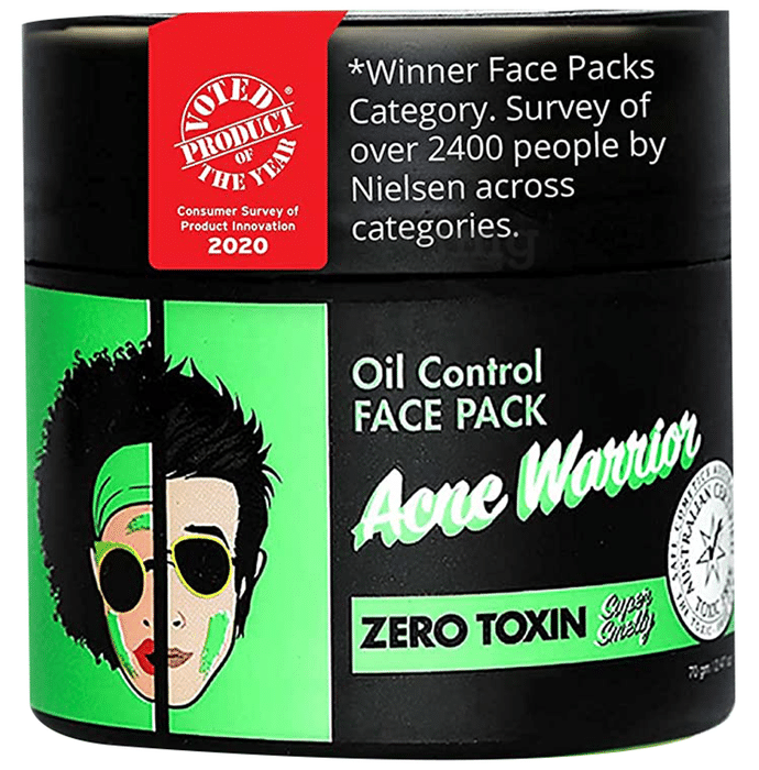 Super Smelly Zero Toxin Acne Warrior Oil Control Face Pack