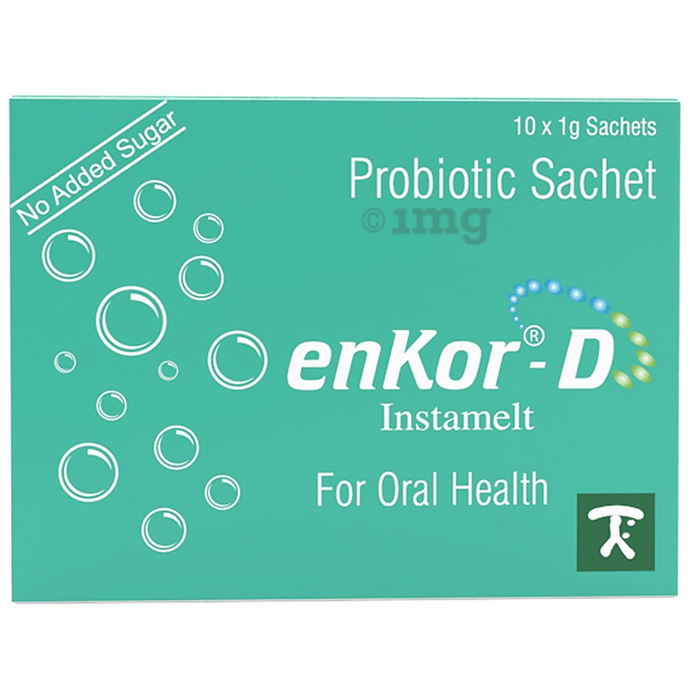 Enkor -D Instamelt Probiotic Sachet (1gm Each)