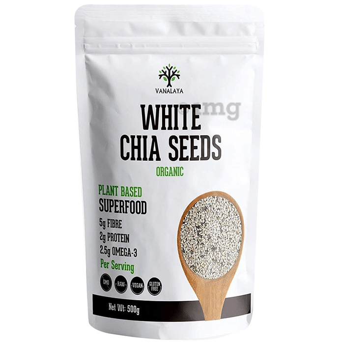 Vanalaya White Chia Seeds Organic