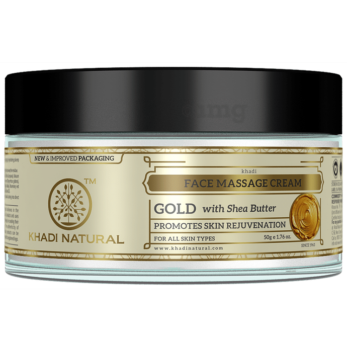 Khadi Naturals Ayurvedic Gold Facial Massage Cream