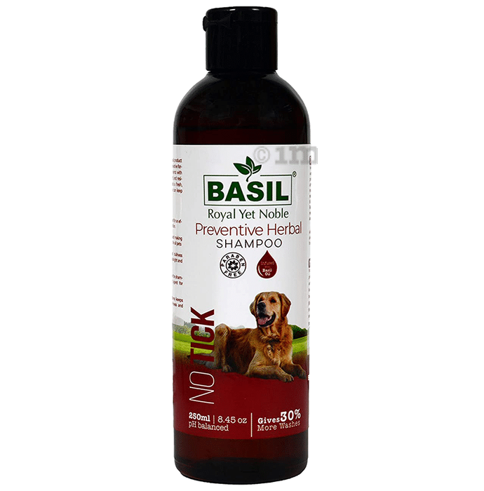 Basil No Tick Preventive Herbal Shampoo