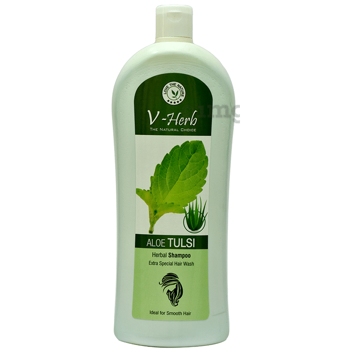 V-Herb Aloe Tulsi Herbal Shampoo