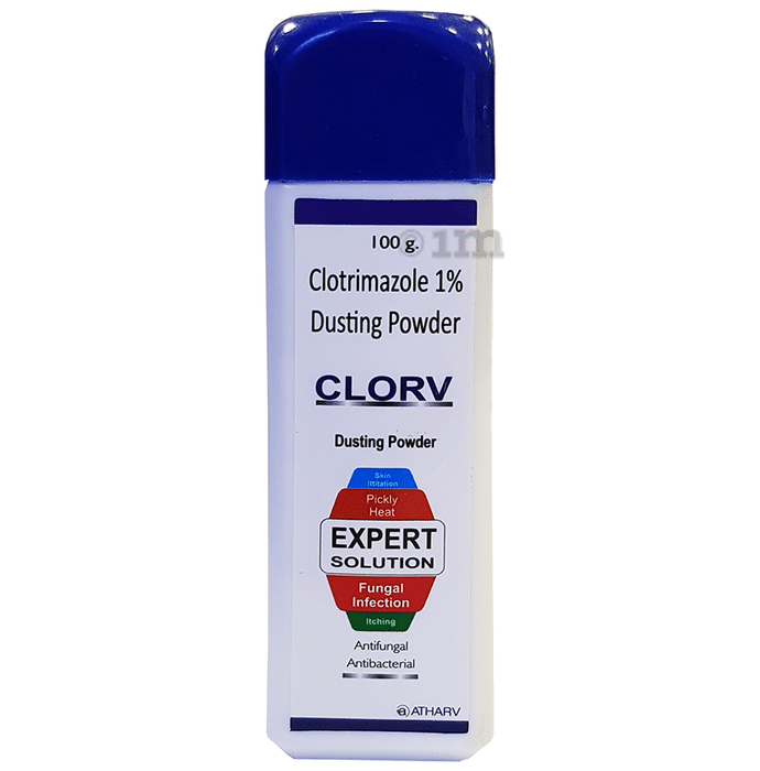 Clorv Clotrimazole 1% Dusting Powder Buy 1 Get 1 Free
