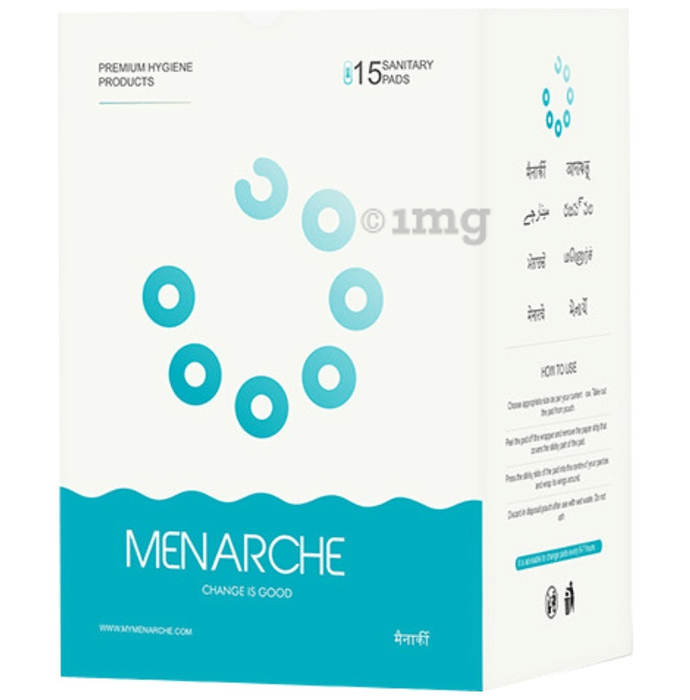 Menarche Cottony Soft & Ultra Thin Sanitary Pads Medium