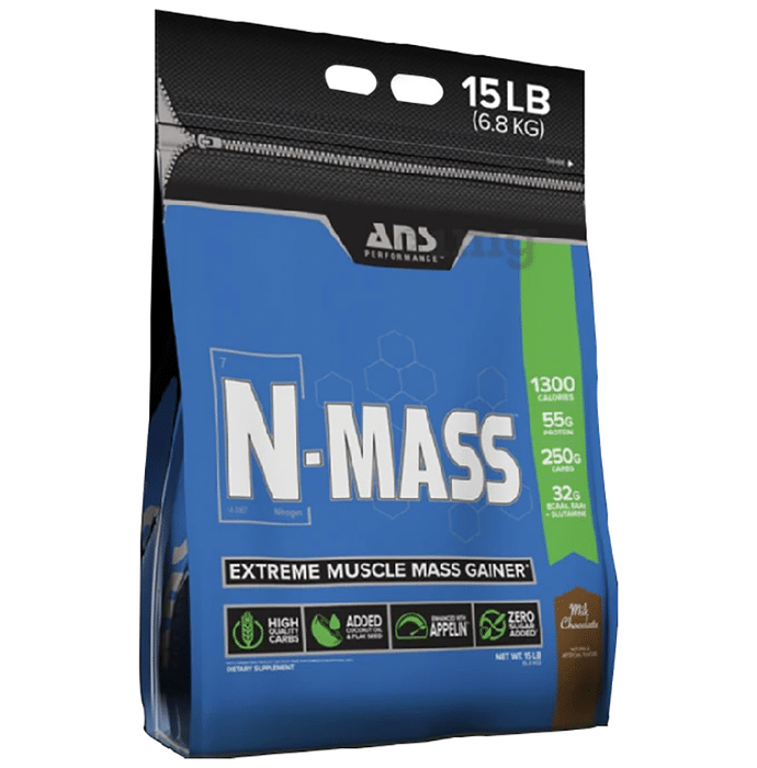 ANS Performance Milk Chocolate N-Mass Extreme Muscle Mass Gainer