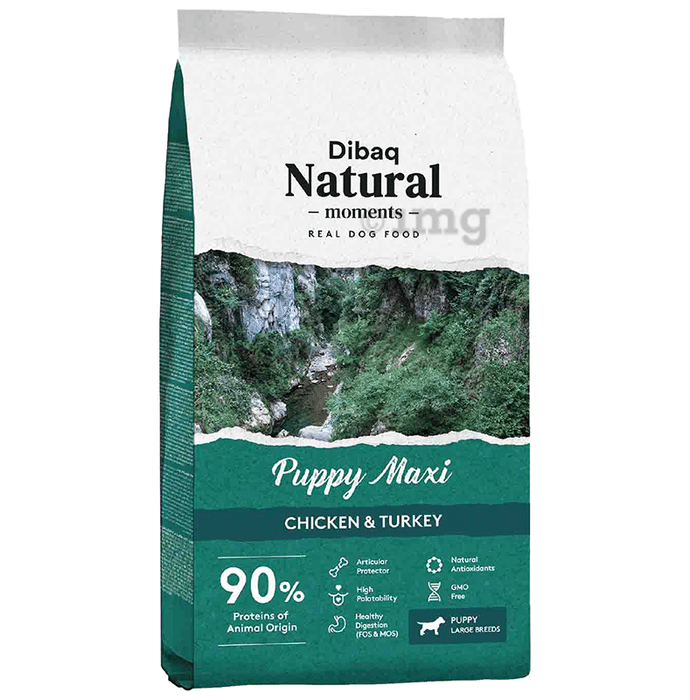 Dibaq Natural Moments Puppy Maxi Chicken & Turkey for Large Breeds Puppy