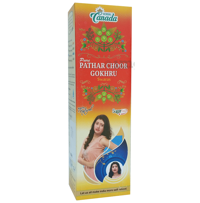 Herbal Canada Pure Pathar Choor Gokhru Swaras Sugar Free