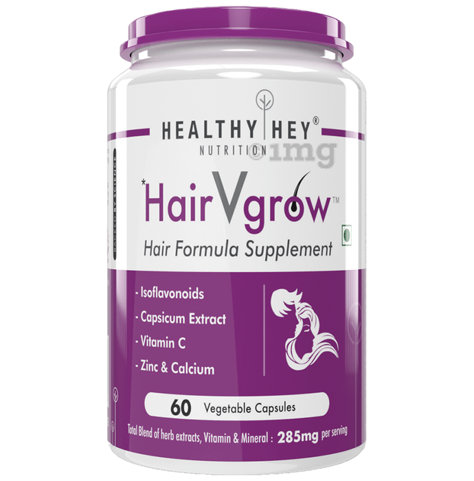 HealthyHey Nutrition HairVgrow Vegetable Capsule