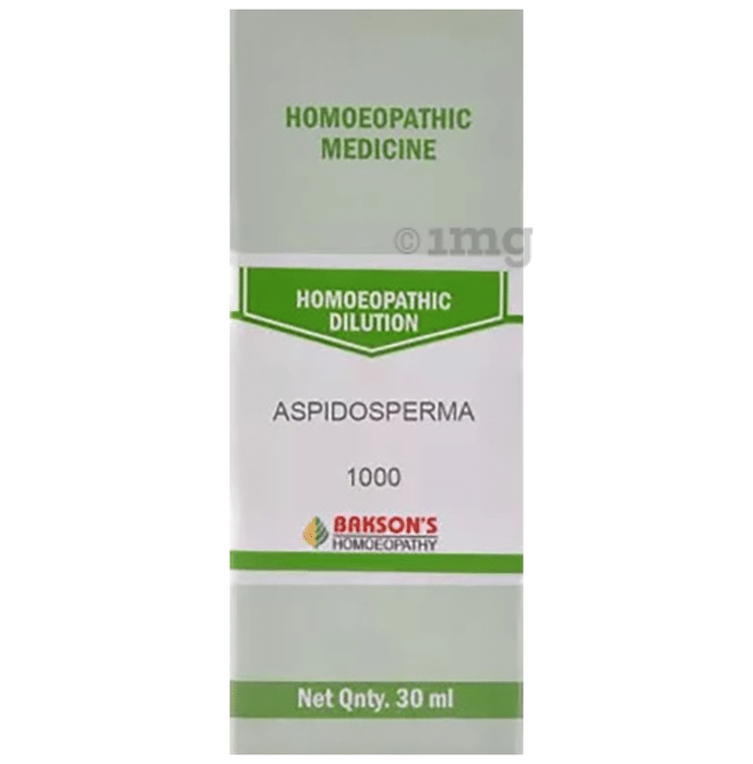 Bakson's Aspidosperma Dilution 1000 CH