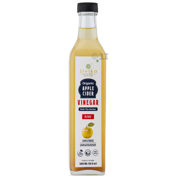 Jivika Naturals Organic Apple Cider Vinegar with The Mother Raw