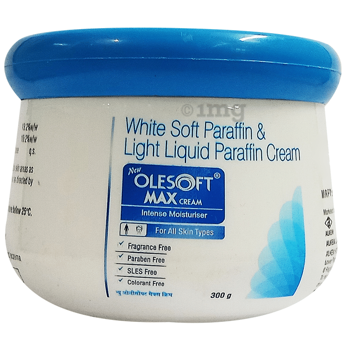New Olesoft Max Moisturising Cream with  Soft Paraffin & Light Liquid Paraffin | For All Skin Types