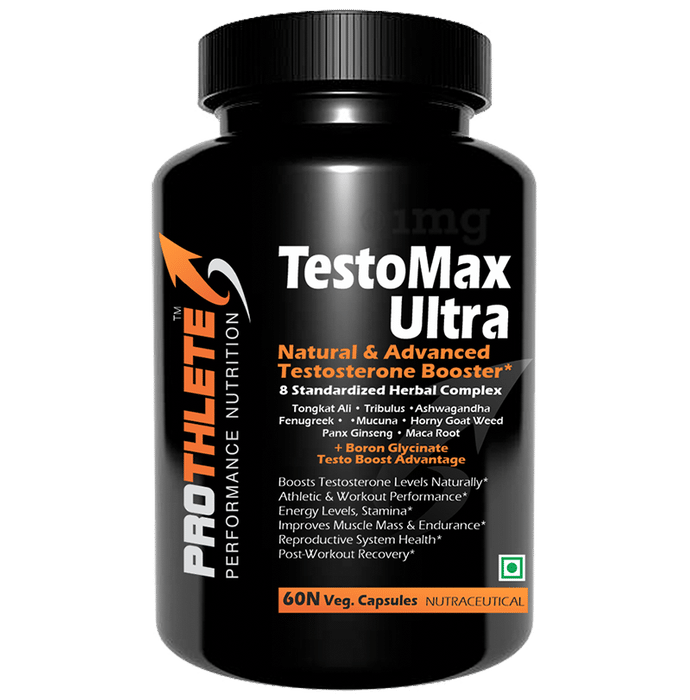 Prothlete Testomax Ultra Testosterone Booster Veg Capsule