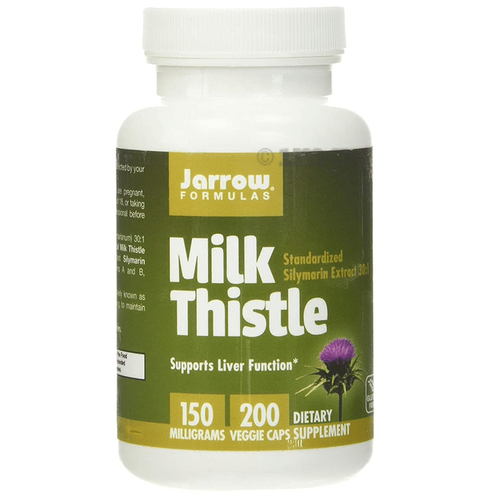 Jarrow Formulas Milk Thistle 150mg Capsule | Supports Liver Function