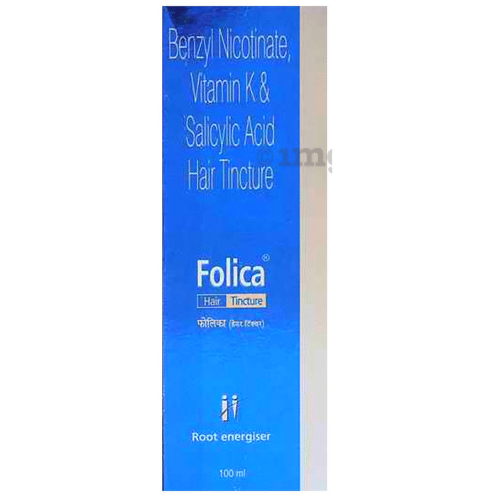 Folica Hair Tincture with  Benzyl Nicotinate, Vitamin K & Salicylic Acid