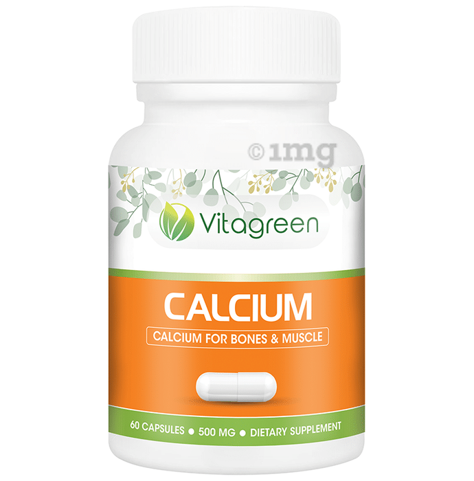 Vitagreen Calcium 500mg Capsule