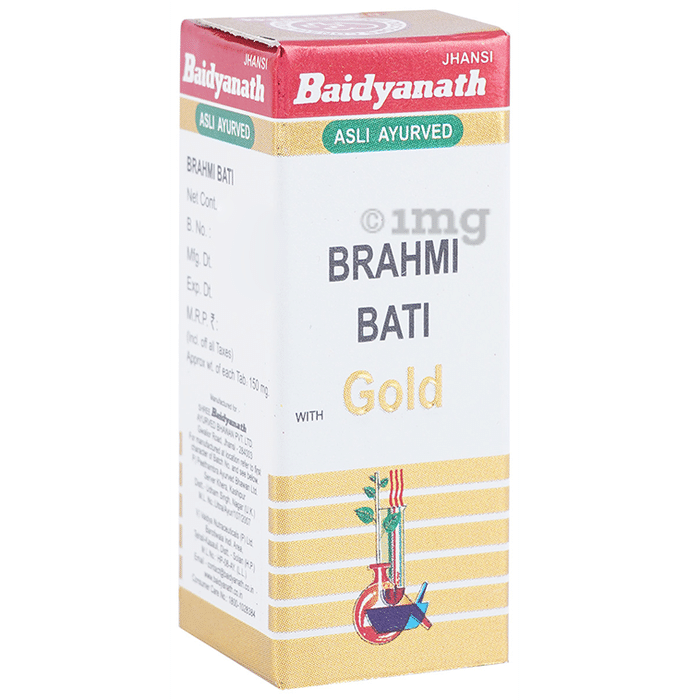 Baidyanath (Jhansi) Brahmi Bati with Gold