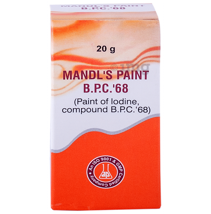 Agrawal Mandl's Iodine Compound B.P.C.'68  Mouth Paint for Throat Pain