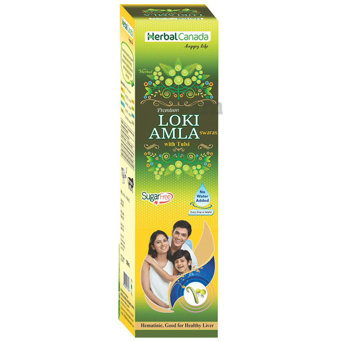 Herbal Canada Herbal Premium Lauki Amla Swaras with Tulsi Sugar Free