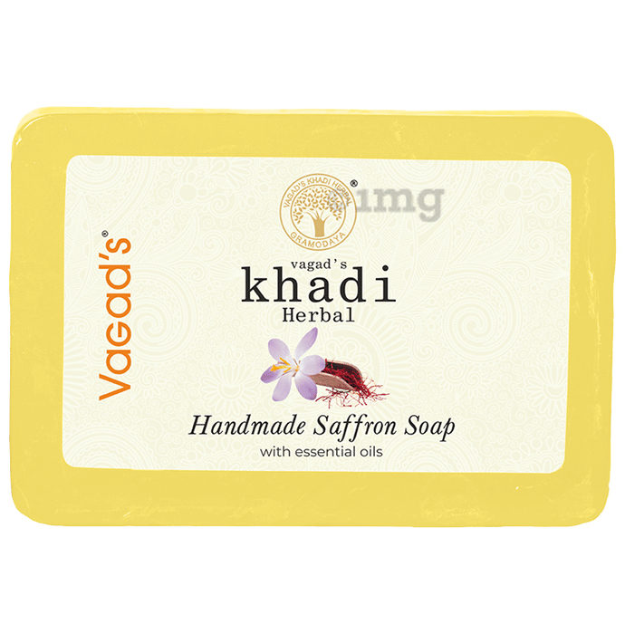 Vagad's Khadi Herbal Handmade Soap Saffron Soap