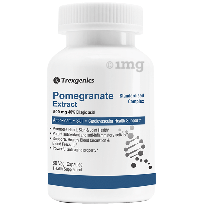 Trexgenics Pomegranate Extract 500mg Veg. Capsules
