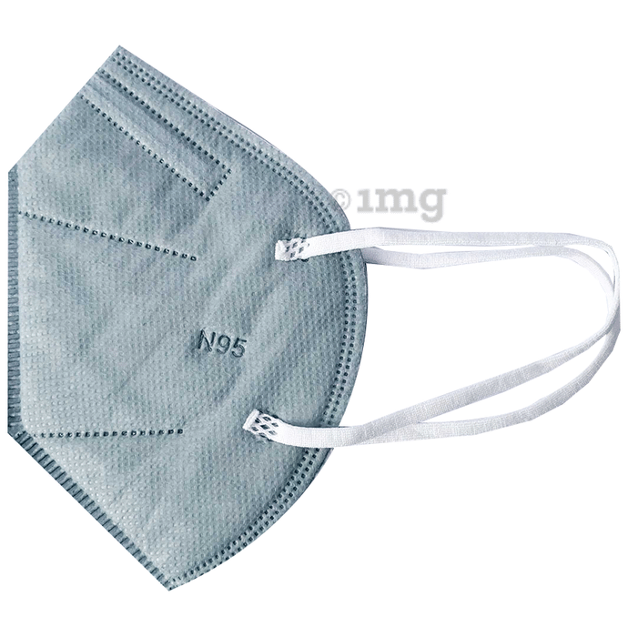 Secure N95 Particulate Respirator Mask Grey