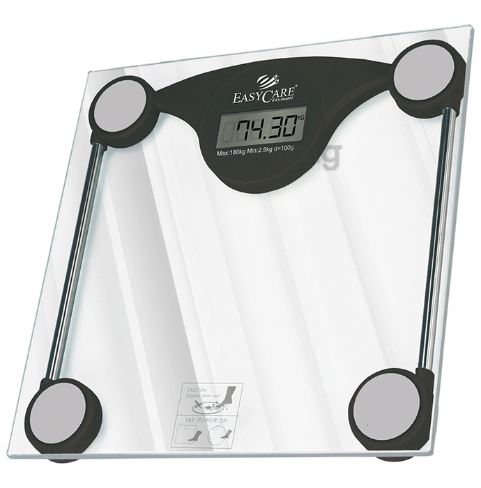EASYCARE EC3318A Digital Glass Weighing Scale White
