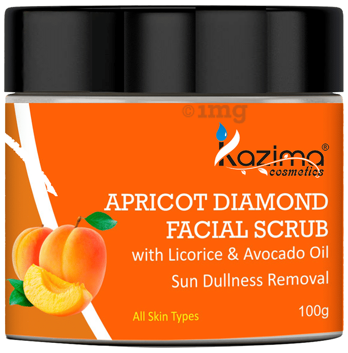 Kazima Apricot Diamond Facial Scrub