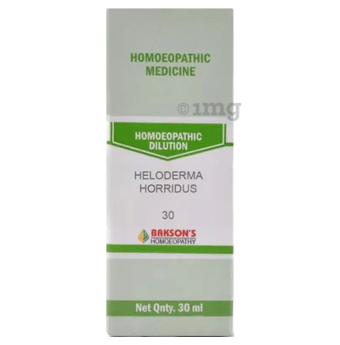 Bakson's Homoeopathy Heloderma Horridus Dilution 30