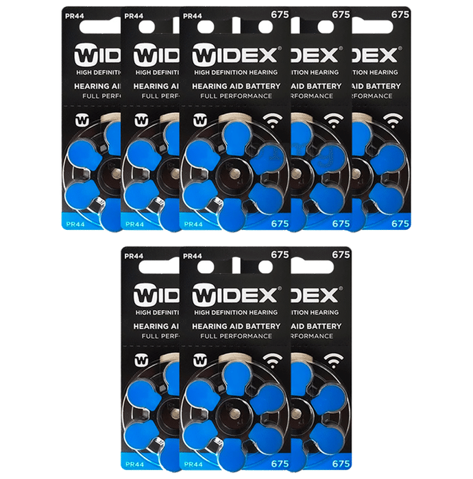 Widex Size 675 PR44 Hearing Aid Battery (6 Each)