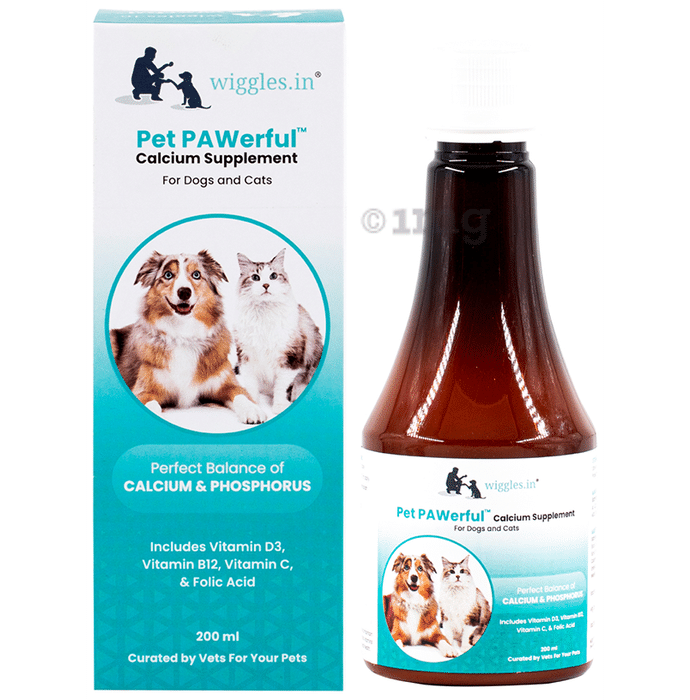Wiggles Pet PAWerful Calcium Supplement for Dogs and Puppies